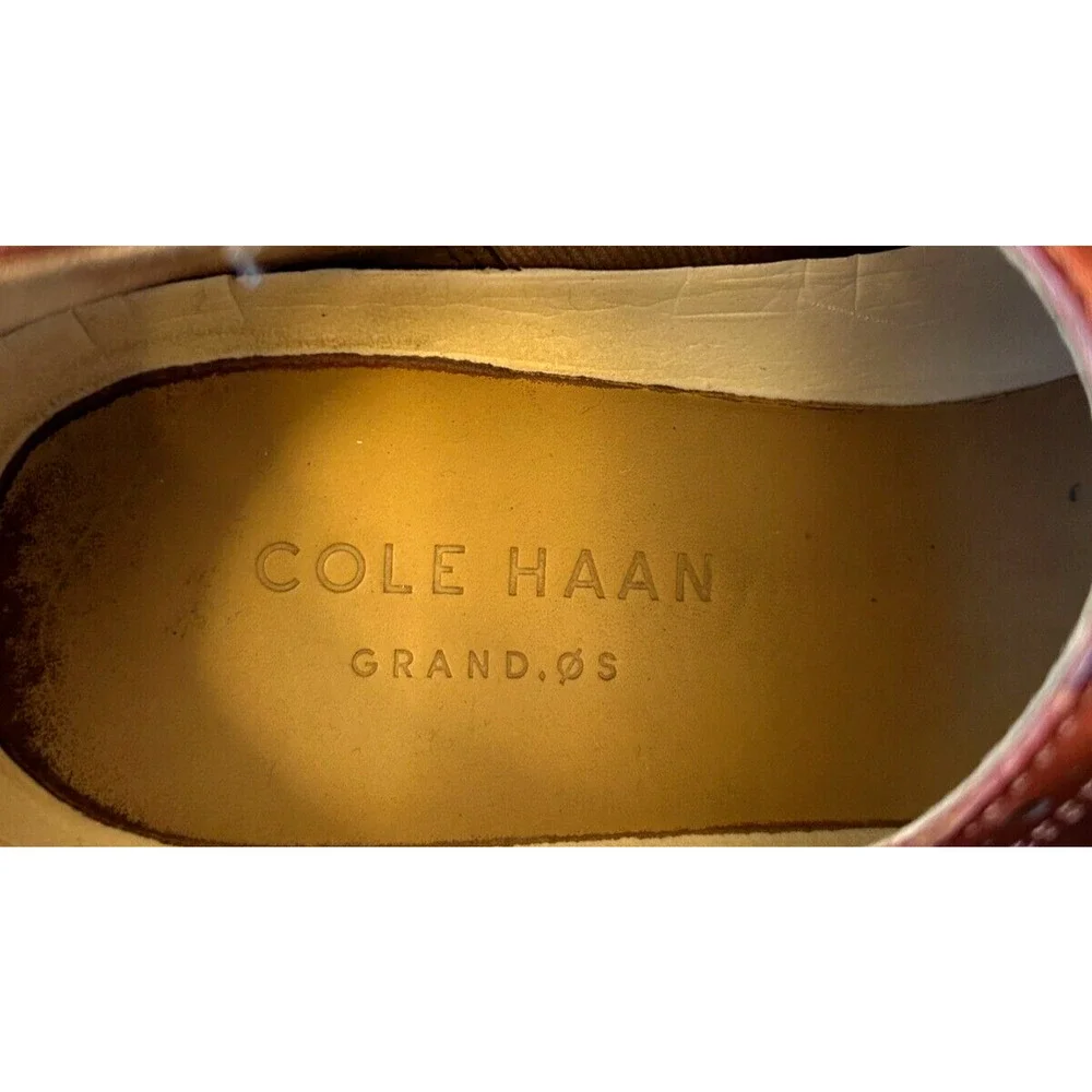 Cole Haan Original Grand Wingtip Dress Shoe Men's Oxford 9M Brown Career Preppy